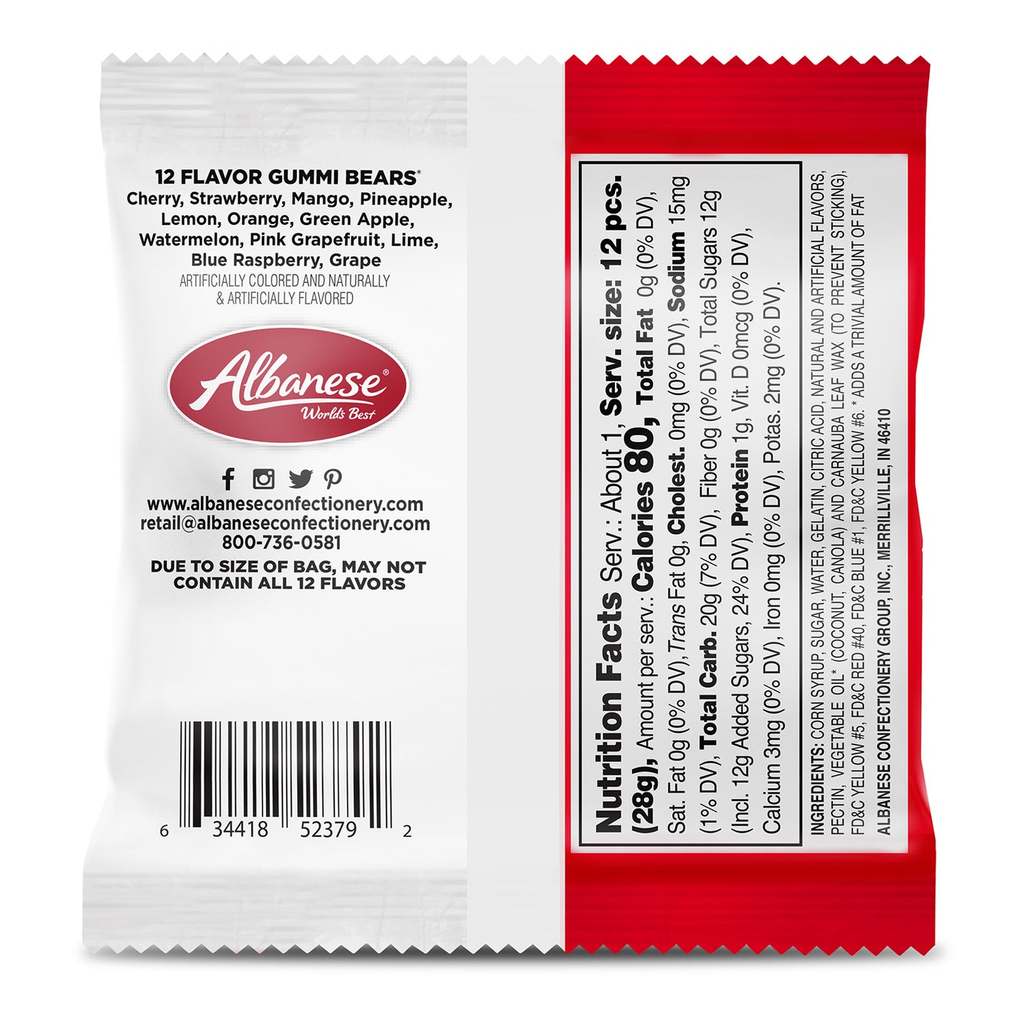 Albanese $1.00 Sweet & Sour Gummies