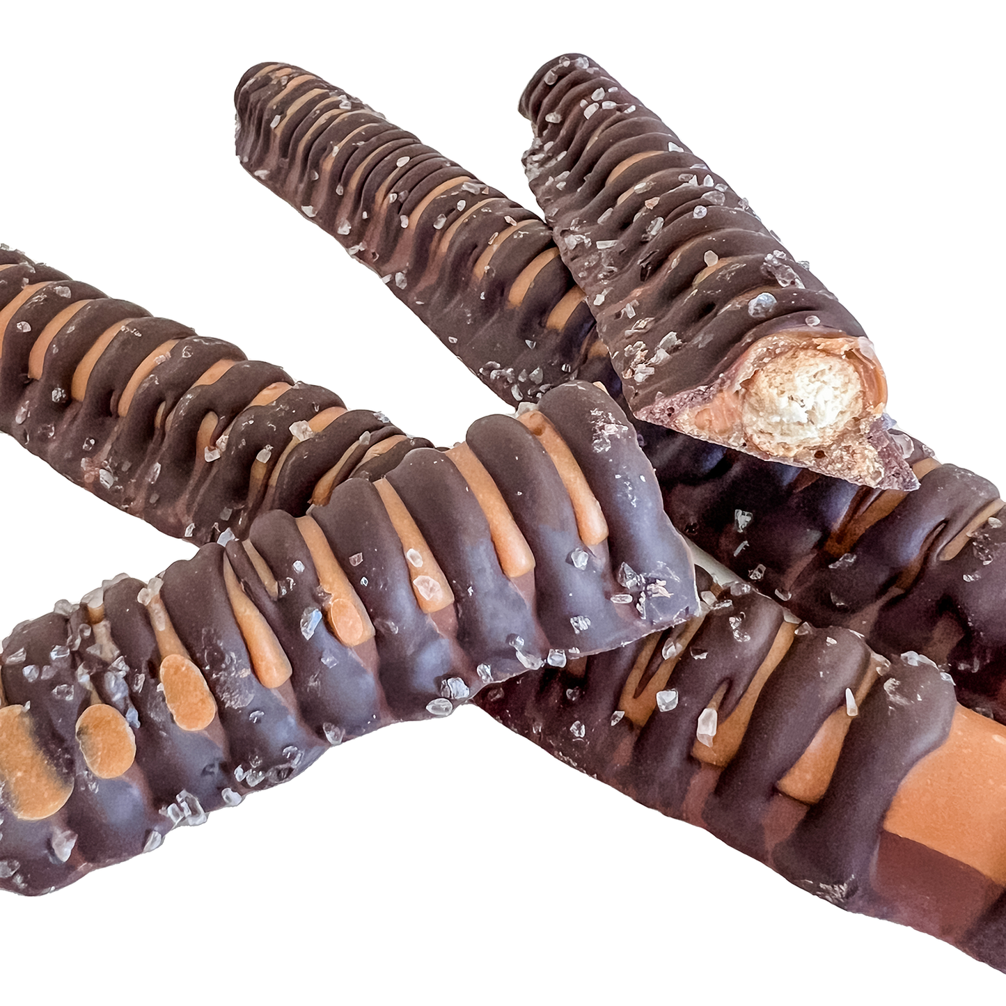 Caramel Pretzel Rods $2.00 Pack