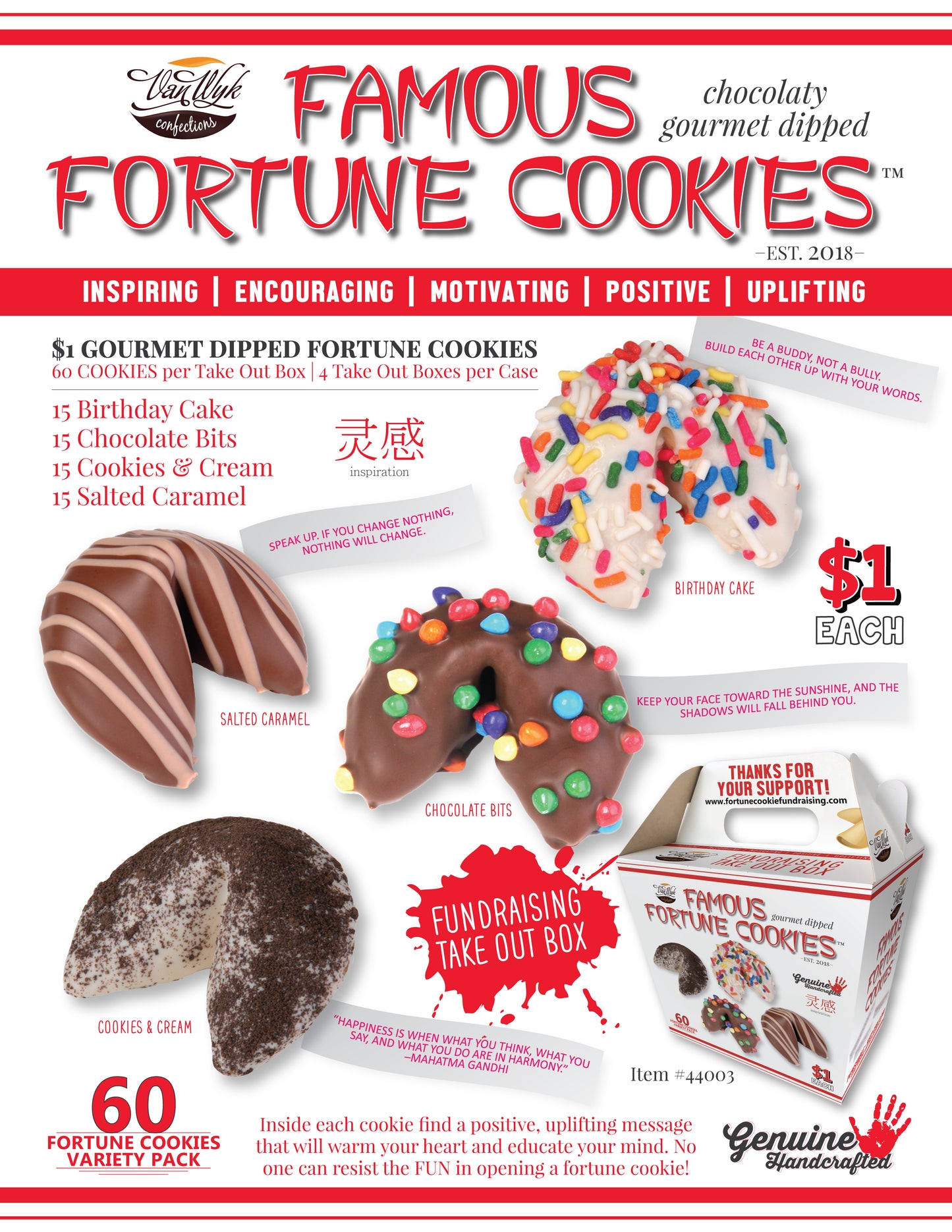 Fortune Cookies $1.00 Variety Pack