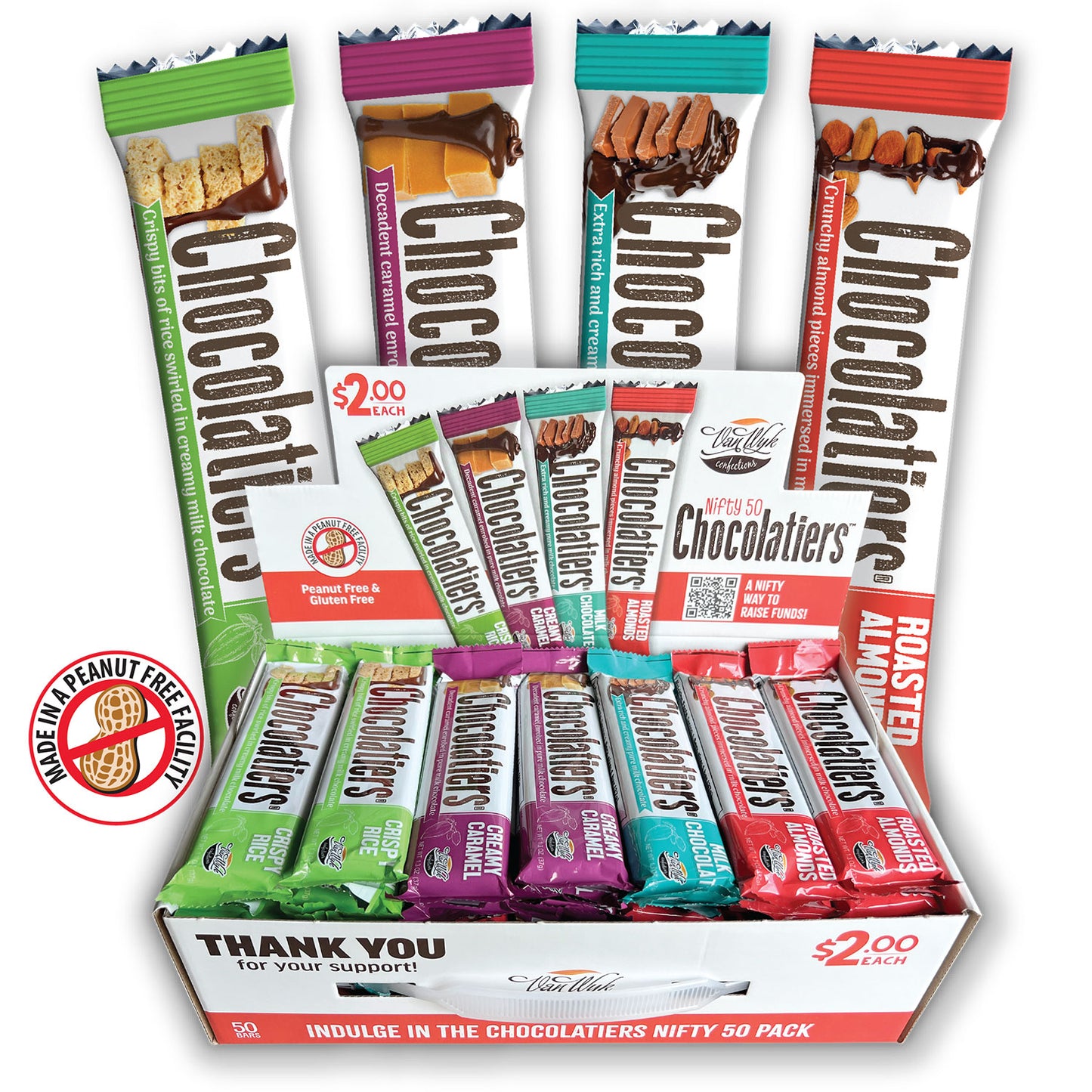 Chocolatiers Nifty 50 $2.00 Variety Pack