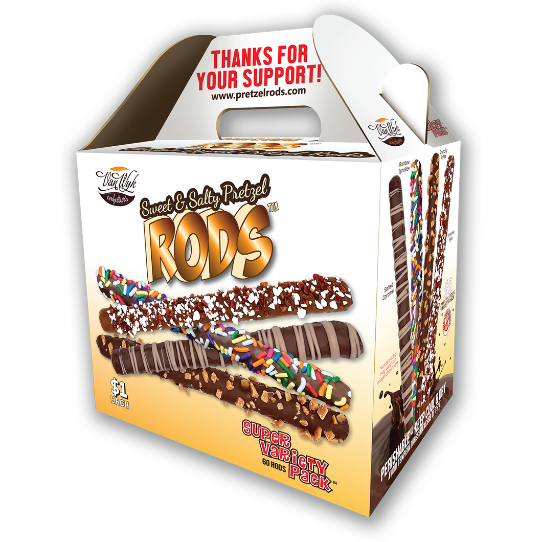 Pretzel Rods $1.00 Variety Pack