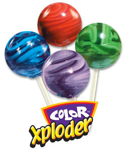 Color Xploder Lollipops