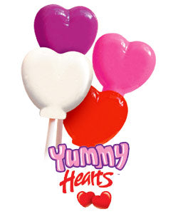 Yummy Hearts Lollipops