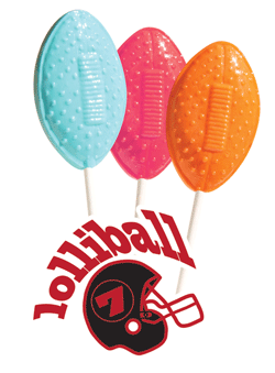Football Lolliball Lollipops